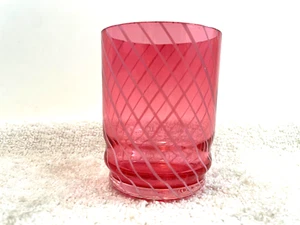 De colección Northwood arándano opalescente remolino vidrio soplado en forma de vaso para beber - Imagen 1 de 5