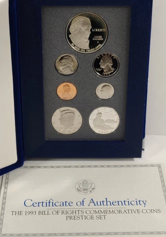 1993 UNITED STATES PRESTIGE SET - BILL OF RIGHTS Cover