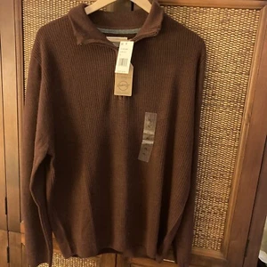 NWT Weatherproof  Henley Sweater "OxBlood" Knit Men's XL F2140183ME New MSRP $65 - Picture 1 of 13