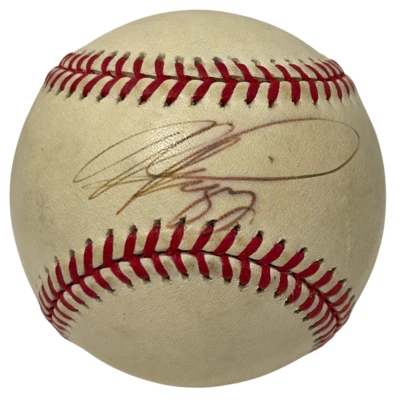 Mike Piazza Signed Rawlings National League Baseball New York Mets JSA COA F - Image 1 of 4