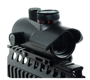 1x30mm Red/Green/Blue Dot Sight Tactical Rifle Scope For w/ 11-20mm Rail Mount - Picture 1 of 6