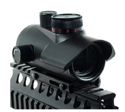 1x30mm Red/Green/Blue Dot Sight Tactical Rifle Scope For w/ 11-20mm Rail Mount - Image 1 of 4
