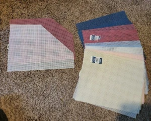 Quick Count 7 Mesh Plastic Canvas 13.5 x 10.5 inches 27 Sheets Needlepoint  - Picture 1 of 7