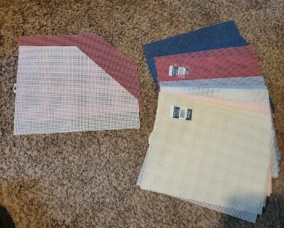 Quick Count 7 Mesh Plastic Canvas 13.5 x 10.5 inches 27 Sheets Needlepoint  - Image 1 of 4