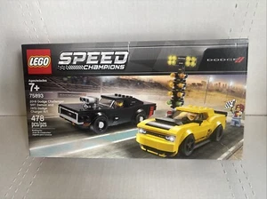 LEGO SPEED CHAMPIONS: 2018 Dodge Challenger SRT Demon and 1970 Dodge Charger R/T - Picture 1 of 5