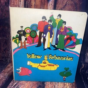 Vintage 1966 Beatles Magazin Zeitungsausschnitte Fächer gelb U-Boot Mappe LESEN - Bild 1 von 24