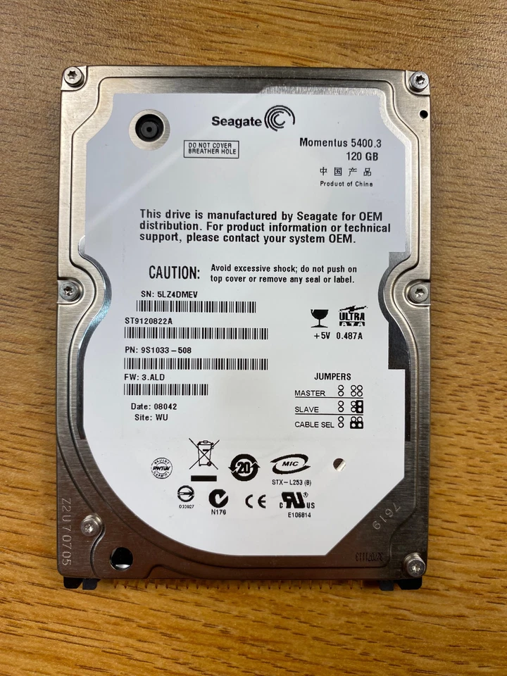 Seagate 9S1033-508 Hard Drive - Image 1 of 2