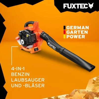 FUXTEC Benzin Laubsauger Laubbläser LBS126 Bläser Häcksler Blasgerät Laubgebläse - Bild 1 von 4