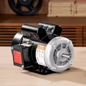 VEVOR 1.5HP Electric Motor 3450 RPM, AC 115V/230V, 56 Frame, Air Compressor M... - Picture 1 of 9