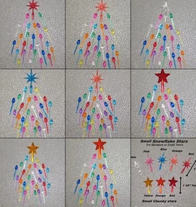 25 mini luces giratorias, bombillas, para árboles de Navidad de cerámica, tú eliges *ENVÍO GRATUITO* - Imagen 1 de 22