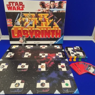 Labyrinth Star Wars Edition Ravensburger White Box Version 2017With Instructions - Image 1 of 4