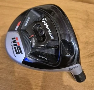 TAYLORMADE M5 TI 15° 3 FAIRWAY WOOD HEAD ONLY - FW Titanium - Picture 1 of 3