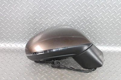 11-14 TOUAREG Toffee Brown Right RH Door Mirror Power Manual Folding Heated OEM - Imagem 1 de 4