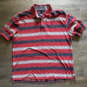 Tommy Hilfiger Shirt Men's XXL Classic Fit Preppy Retro Polo top - Picture 1 of 4