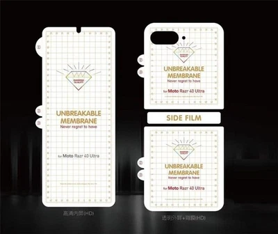 Soft Screen Protector Matte HD Hydrogel Film fr Motorola Moto Razr 40 Ultra 2023 - Image 1 of 4