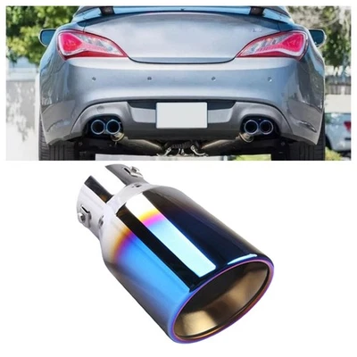 Car Exhaust Pipe Rear Tip Tail Throat Muffler Stainless For Hyundai Azera 06-16 Foto 1 de 4