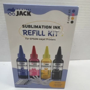 400ML Sublimation Ink Refills for Epson Inkjet Printers X001SKNJ0F - Picture 1 of 4