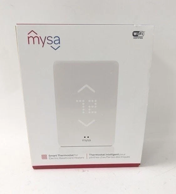 Mysa Smart Thermostat for Electric Baseboard Heaters V2 - White (MYSA BB V2-0) - Image 1 of 1