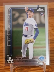 Roki Sasaki Rookie RC 2025 Topps Base Cromada - Dodgers - Imagen 1 de 2
