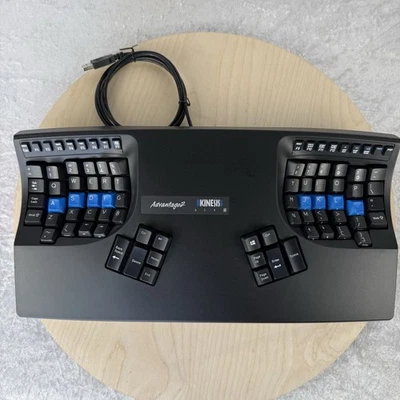 Kinesis Advantage 2 KB600 Wired Keyboard Ergonomic Tested Working - Image 1 of 4