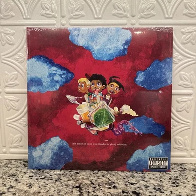 J. Cole - KOD Alternate Cover Pink Vinyl Record - Image 1 of 4