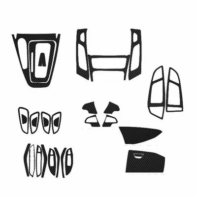 Cubierta de salida de ventilación ABS de fibra de carbono 29 piezas para Ford Focus 2015 2018 Foto 1 de 4