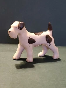 Vintage Airedale Terrier Dog Figurine  Ceramic Porcelain Made in Japan  - Picture 1 of 6