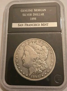 1898-S Morgan Silver Dollar - Imagen 1 de 5