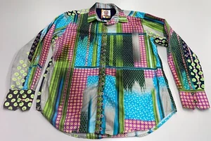 Robert Graham Wissen Weisheit Wahrheit Shirt L selten Kunst bestickt 4d - Bild 1 von 16