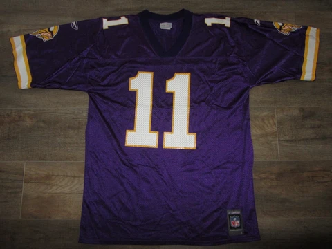 Daunte Culpepper Minnesota Vikings Reebok NFL Football Jersey Vintage L Team Cover