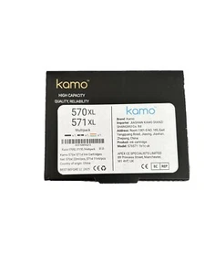 New Sealed Kamo Ink Cartridges 570XL 571XL - For Canon Printers Exp Date 12/2025 - Picture 1 of 2