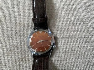 VTG Benrus WristAlarm Swiss Made Wristwatch #6810 Style 2 Needs Service. 1960’s - Picture 1 of 2