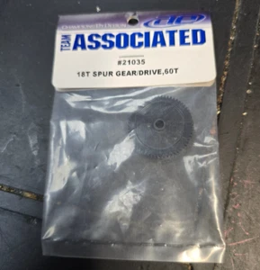 Associated 21035 Vintage 1/18 18T 60T Spur Gear Drive NEW NOS ASC21035 - Picture 1 of 1