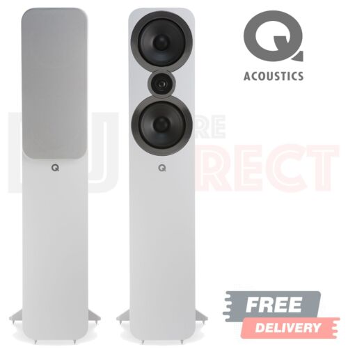 Q Acoustics 3050i Floorstanding Speakers - Arctic White  - OPEN BOX - DEAL!