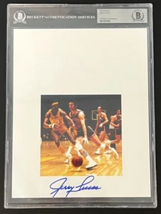 Jerry Lucas Autographed 8x10 Photo New York Knicks Beckett Authentication KM10 - Picture 1 of 2