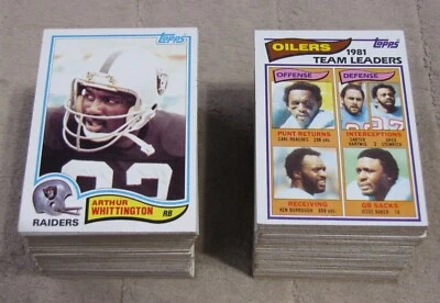 1982 Topps Football (Cards 1-200) (Pick Choose Complete) - Image 1 of 2