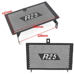 CNC Aluminum Radiator Protector Guard Cover Grille For YAMAHA YZF R25 2014-2017 - Picture 1 of 10