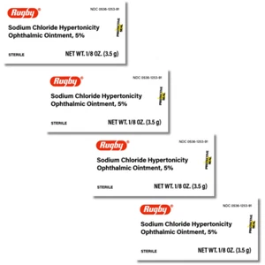Rugby Sodium Chloride Hypertonicity Ointment 5% | Muro 128 (11-2027) - 4 Pack - Picture 1 of 13