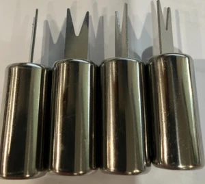Corn-on-the-Cob Holders Stainless Steel Lot of 4 - Picture 1 of 2