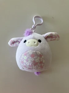 SQUISHMALLOW Delzi Donkey Clip-on Plush - Stuffed Animal - Imagen 1 de 2