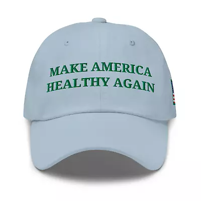 Make America Healthy Again Hat Embroidered MAHA Relaxed Fit Adjustable Cap - Image 1 of 4