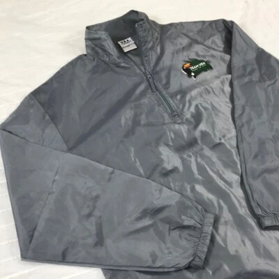 Mens Team USA Olympics Road to Rio Windbreaker 1/4 Zip L/S  Jacket Large Gray - Image 1 of 4
