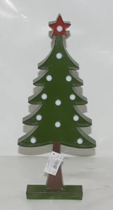 Midwest Gifts Ganz MX176211 Green metal Lighted Christmas Tree 16 Inches Tall - Picture 1 of 8