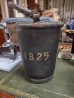 Rare c.1825 ANTIQUE  LEATHER FIRE BUCKET Personalized