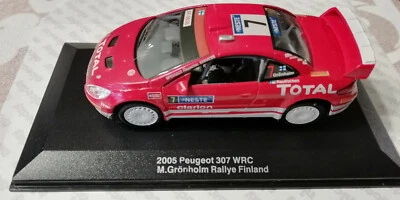 peugeot 307 wrc 2005 marcus gronholm rally finland 1/43 - Immagine 1 di 4
