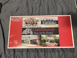 NEW SEALED ODESSA OPOLY HOME OF THE BULLDOGS ODESSAOPOLY BOARD GAME - Picture 1 of 6