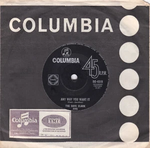 The Dave Clark Five – Any Way You Want It - 7" single - Picture 1 of 2