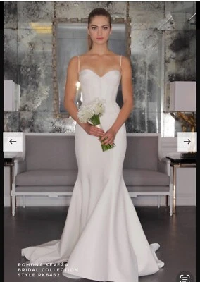 Vestido de novia con velo Romona Keveza talla 6 talla 8 Foto 1 de 3