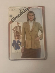 Vintage 1981 Simplicity Sewing Pattern #5202 Missed Lined Blazer Size 10 - Picture 1 of 7