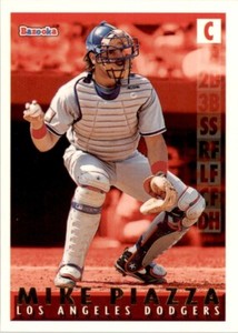 1995 Bazooka Red Hot #RH15 Mike Piazza